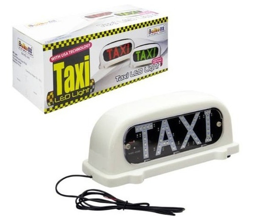 Letrero Taxi Para Techo Led, Pvc