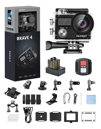 Cámara Deportiva Akaso Brave 4 4k / Negra