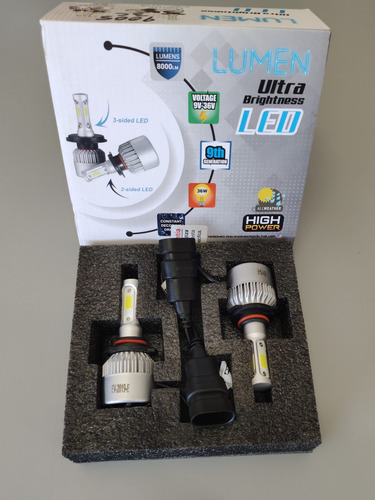 Kit De Luz Led 9005 3 Caras Para Faros Conector 9005