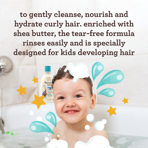 Shampoo Para Niños Aveeno 354ml | Rizos Suaves Y Definidos