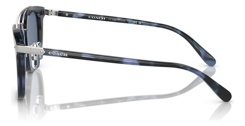 Coach Hc8382 Gafas De Sol Azul Sólido 53 Mm