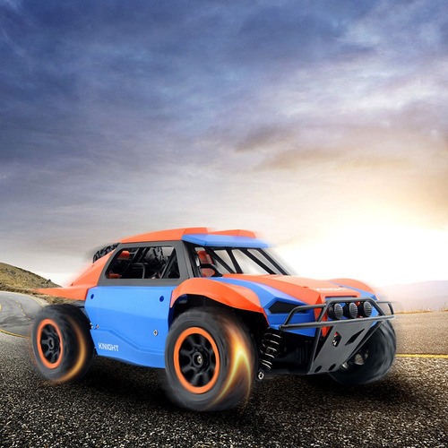  Racing Rally Carro Rc Truck 1:18 Escala 4wd Azul Naranja