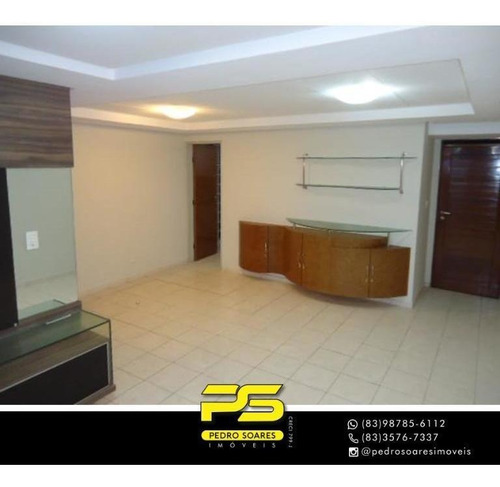 Apartamento Com 3 Dormitórios À Venda, 95 M² Por R$ 350.000 - Miramar - João Pessoa/pb - Ap4466