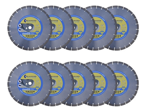 Disco De Corte De 14 Pulgadas Diamond Blades (10 Piezas)