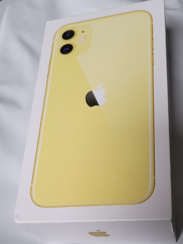 Caixa Vazia  Do iPhone 11  128gb Amarelo Usada