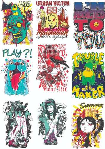 Pack De Vectores Para Sublimación O Serigrafía