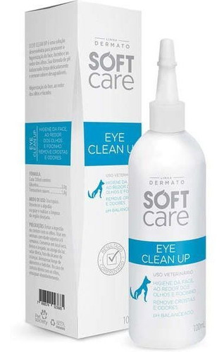 Soft Care Eye Clean Up 90ml Pet Society - Limpeza Dos Olhos