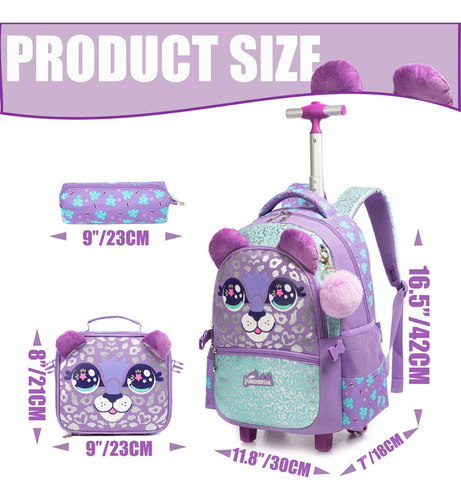 Mochila Con Ruedas For Niñas Mochila Escolar Con Ruedas