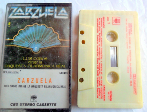 Zarzuela - Luis Cobos Dirige La Orquesta Filarmónica Real (Usado)