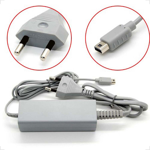 Fonte Ac Adaptador Bivolt Game Pad Compatível Nintendo Wii U