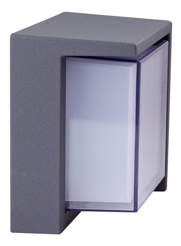 Imagen 2 de 8 de Lámpara Para Muro Exterior, Gris 15w, Luz Cálida Tecnolite