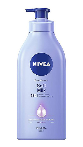 Crema Nivea Corporal Soft Milk Frasco X - mL a $59