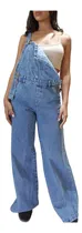 Comprar Jardinero De Jean Mono Enteritos De Mujer Mom Celeste Wideleg 40