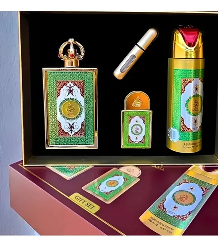 Lattafa Pride QUEEN OF ARABIA 香水セット Kit Perfume Arabe Queen Of Arabia 4 Itens Lattafa Original