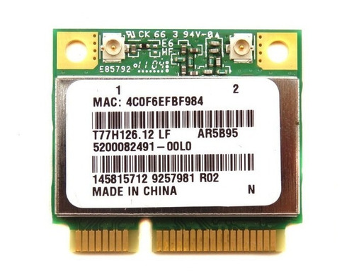 Placa Wi Fi Wireless Atheros Ar5b95 Garantia