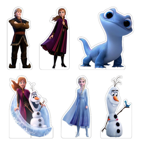  Kit Display De Mesa Festa Infantil Frozen 2