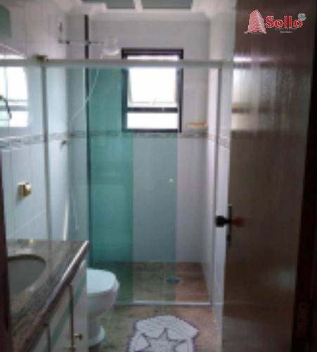 Imagem 7 de 13 de Edifício Arkansas Apartamento Com 3 Dormitórios À Venda, 106 M² Por R$ 415.000 - Caiçara - Praia Grande/sp - Ap0705