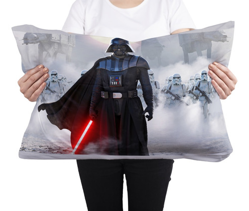 Cojin Almohada Darth Vader Soldados Star Wars Arte 40x60cm