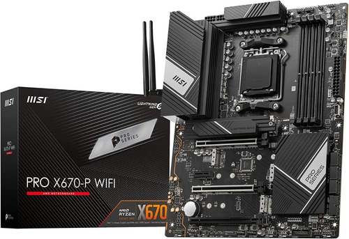 Motherboard Msi Pro X670-p Wifi /am5/amd Zen Serie 7000/ddr5