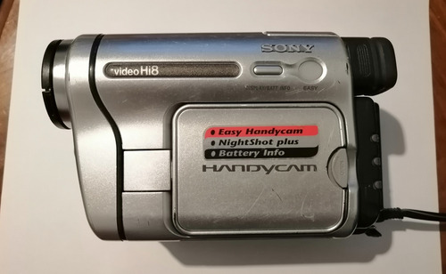 Camara De Video Sony Handycam Ccd Trv 138 Hi8 8mm Gris (Usado)