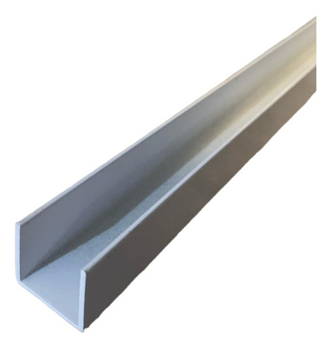 Perfil U De Aluminio 20x20 Mm Blanco Tira X 3 Metros