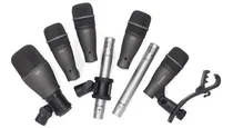 Comprar Samson Dk707 Kit 7 Micrófonos Batería Q72 Q71 C02 + Estuche. Color Negro