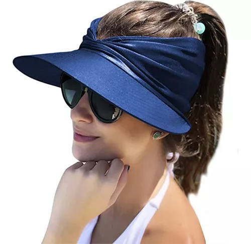 Sombrero Para El Sol Para Mujer, Visera De Playa, Ala Ancha
