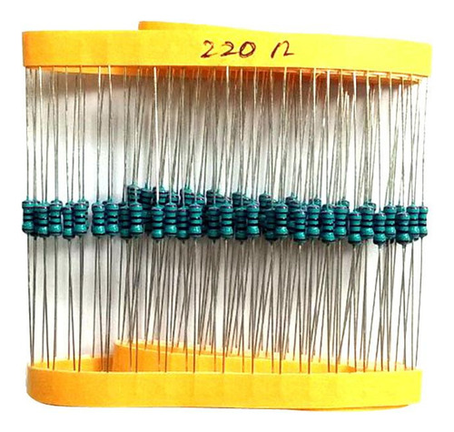 El Resistor Metálica De 0.25w ± 1% La Estabilidad De