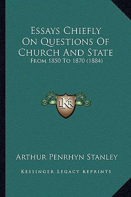 Libro Essays Chiefly On Questions Of Church And State - A...