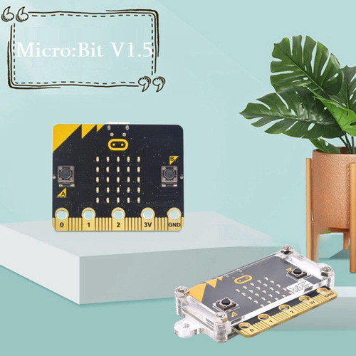 Kit Bbc Micro:bit Com Estojo Acrílico Micro-bit+bastão Micro