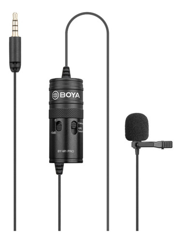 Imagen 2 de 7 de Microfono Corbatero Para Celulares Camaras Pc Boya By-m1s