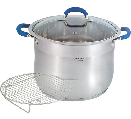 Set Ollas Acero Quirurgico 14l 17l 21l Vaporera