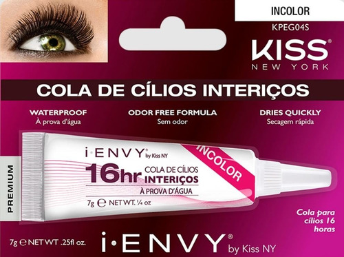 Cola Para Cílios I-envy 16 Horas Incolor Kiss New York