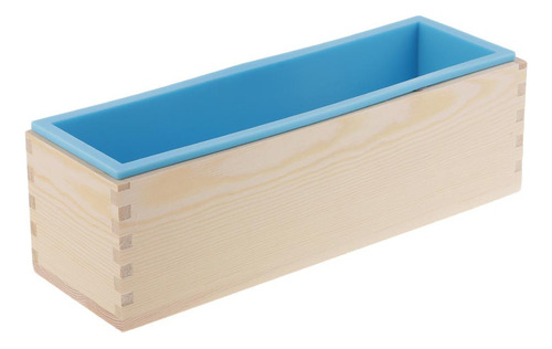 4 Moldes De Silicona Para Jabón, Caja De Madera, Pan Hecho