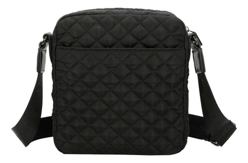 Bolsa Feminina Para Trabalho Com Alça Ajustavel Transversal Cor Preto Desenho Do Tecido Liso Costurado
