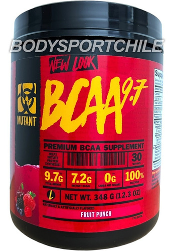 Aminoacido Bcaa En Polvo Mutant 9,7 - 30 Servicios