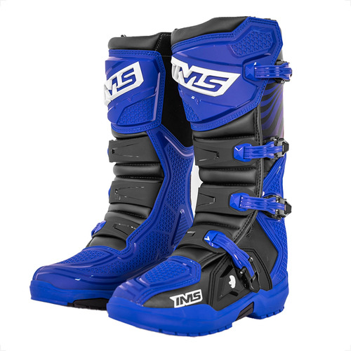 Bota Ims Robust Injetada Preta/branca Enduro Promoção