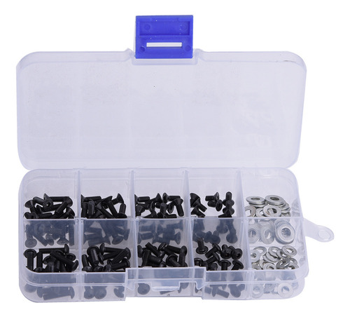 Juego De Tornillos De Cabeza Plana, Caja De Accesorios