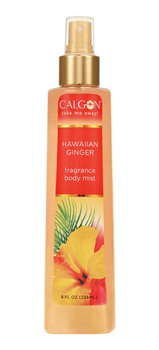 Calgon Hawaiian Ginger Fragancia Cuerpo Mist 8 Oz (paquete D