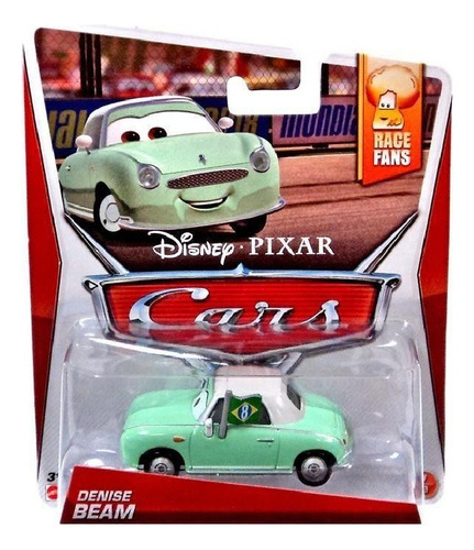 Disney Cars 2 Denise Beam Fã Carla Veloso Baixo Lacrad Cor Verde