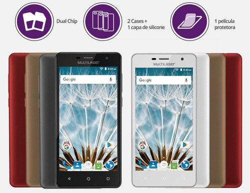 Smartphone Celular Multilaser Ms50s  + 8mp + Brindes !!