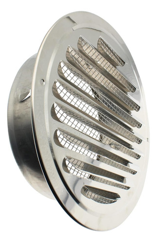 3 Inch Round Air Vent Stainless Steel Louver Grille Cover Wh