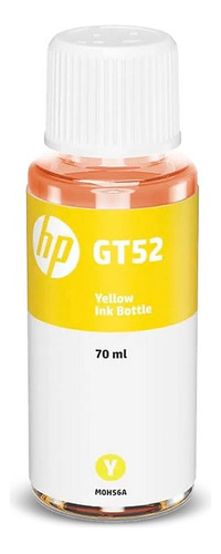 Botella De Tinta Hp Gt52 Yellow Original