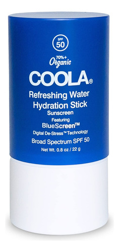 Hidratante En Barra Coola Organic Refrescante Water Spf 50 2