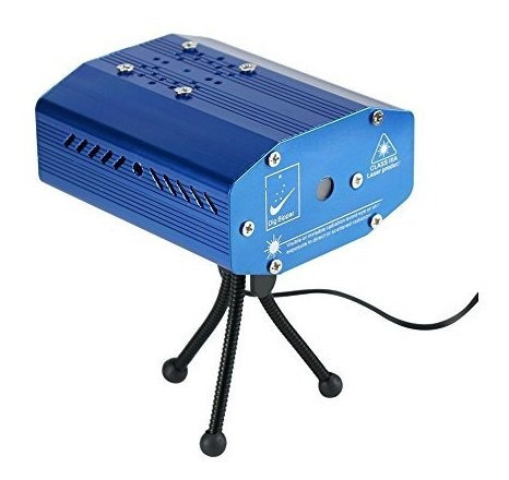 Imagen 3 de 3 de Mini Proyector Lluvia Laser Audio Ritmico Luces Multi Punto