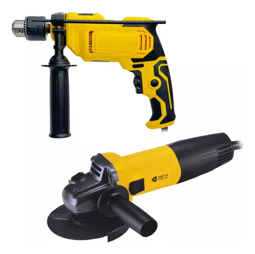 Set Amoladora Angular 780w Taladro De Impacto 850w Estuche