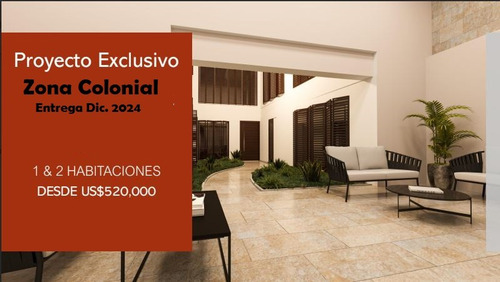 For Sale Apartamentos Tipo Loft De 1 Y 2 Haboitaciones Zona Colonial Entrega Final 2024