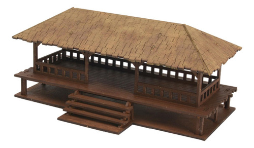 1/72 Cabaña De Madera 3d Rompecabezas De Madera Paisaje
