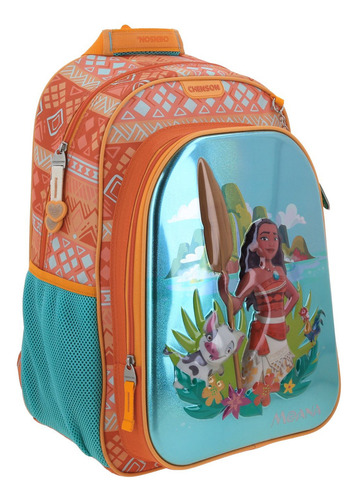 Mochila Grande Escolar Chenson Disney Princesa Moana Pr70745-o Mona