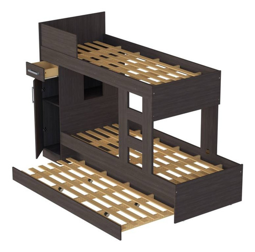 Camas Cucheta Triple 1 Plaza Orlandi - Ideal Para Niños 601 - Venecia Cucheta Triple